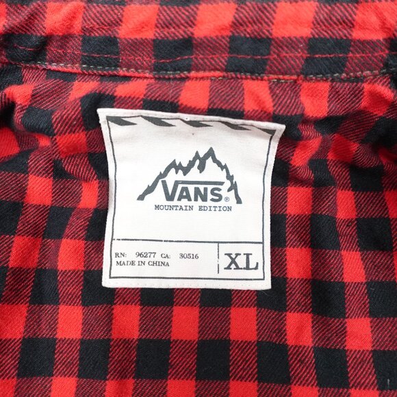VANS Tanka Wax Cotton Jacket The Mountain Edition Plaid Lined Men's XL - Picture 2 of 10
